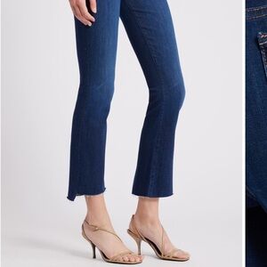 MOTHER- The Insider Crop Step Fray-NWT